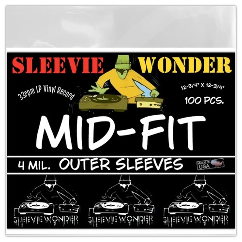 100 outer sleeves - 100, 4mil