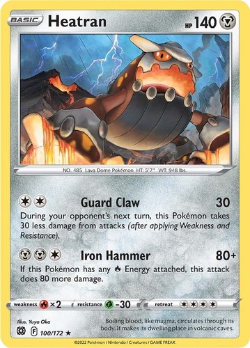 Heatran swsh09 100 172 lp - swsh09, r