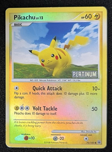Pikachu 100 platino - (lp),