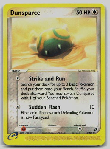 Dunsparce tempesta sabbia - dunsparce,