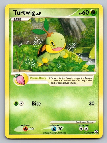 Turtwig 100 majestic dawn - 78/100, c