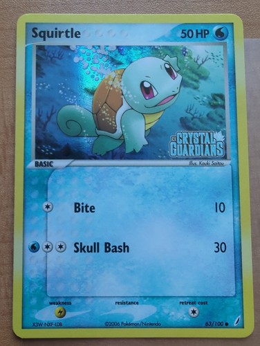 Pokemon tcg squirtle 100 - pokemon,