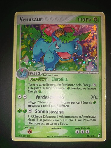 Carta pokemon venusaurholo - pokemon,