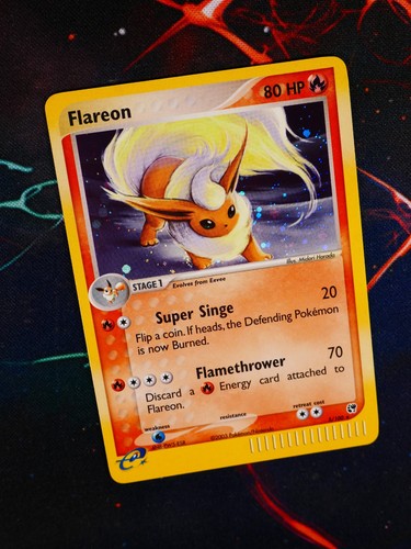 Pokemon flareon card - lp/mp,