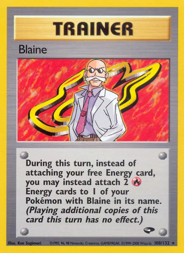 Blaine 100 132 pokemon - -, gym